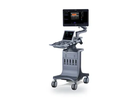 Ecógrafo de carro Acclarix LX9 de EDAN con monitor articulado